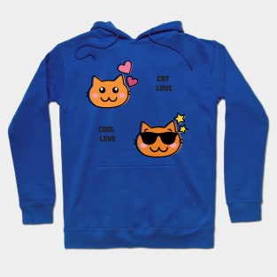 Cool Cat Love Hoodie